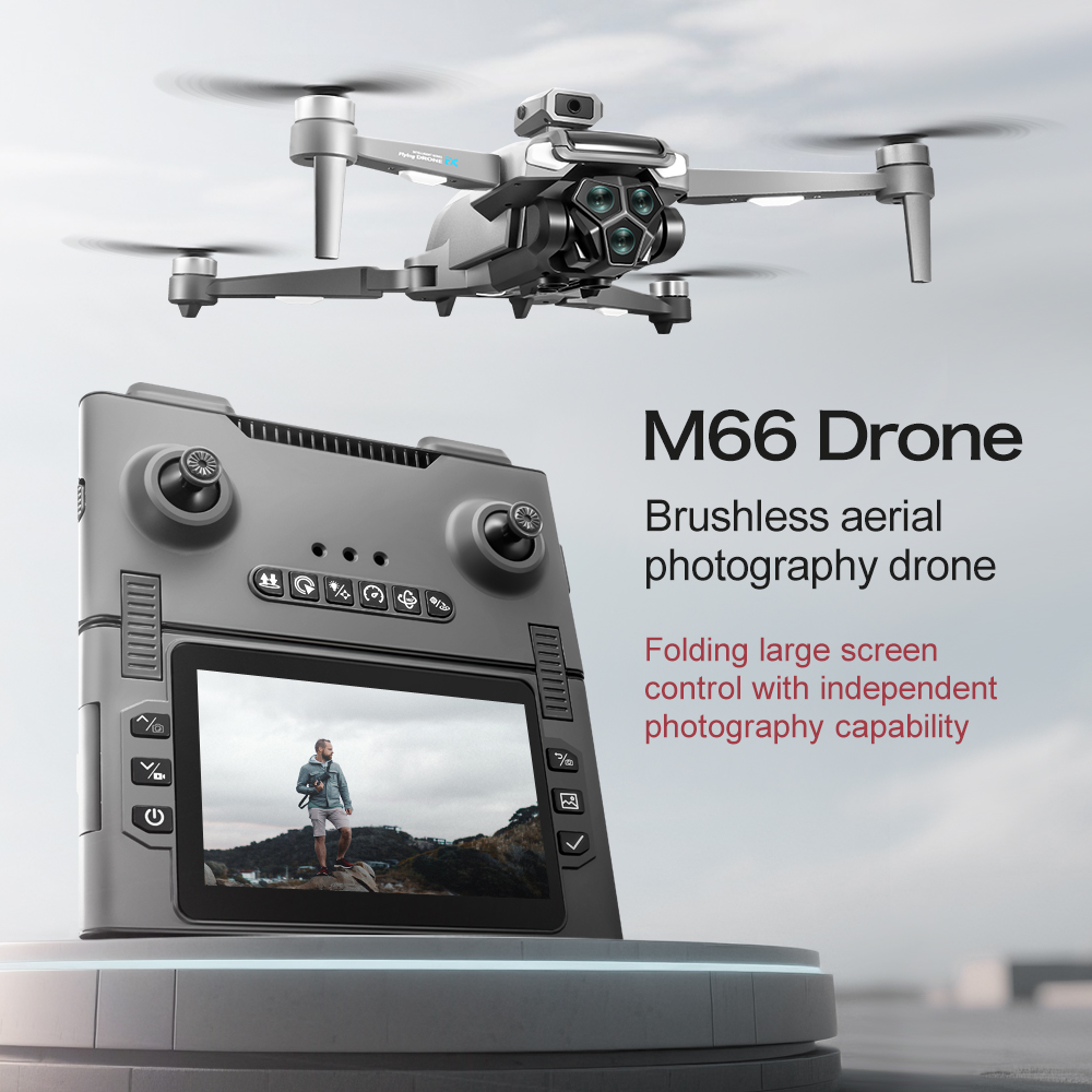 Jjrc Drone X12 - Nowy bezszczotkowy dron M66 z potrójnym